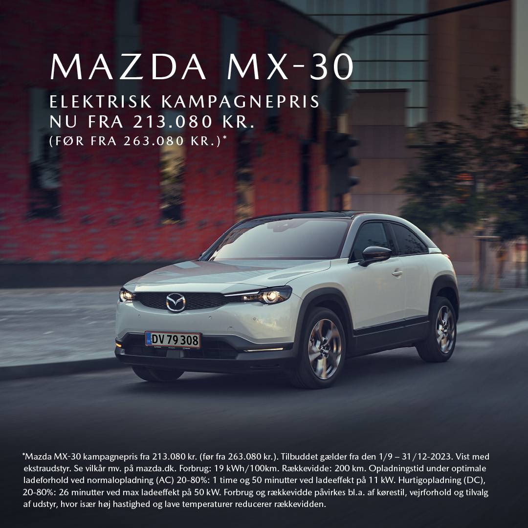 Mazda MX-30 opladning